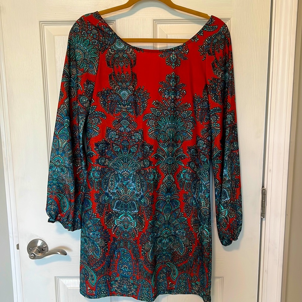 Boho Short V-back Dress